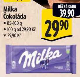 Milka Čokoláda, 85-100 g 