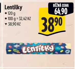 Lentilky, 120g