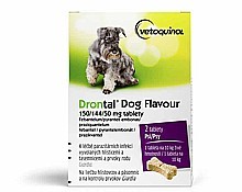 Drontal® Dog Flavour 150/144/50 mg 2 tablety