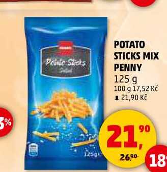 POTATO STICKS MIX PENNY, 125 g
