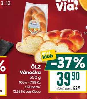 ÖLZ Vánočka 500 g 