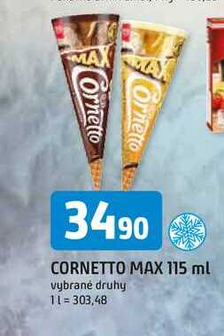 CORNETTO MAX 115 ml