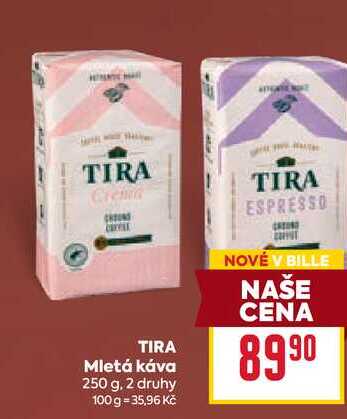 TIRA Mletá káva 250 g