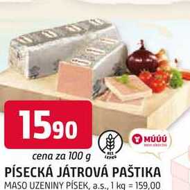 PÍSECKÁ JÁTROVÁ PAŠTIKA 100g