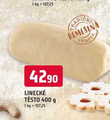 LINECKÉ TĚSTO 400 g