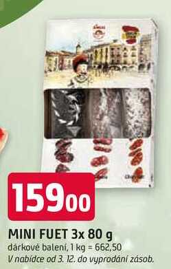 MINI FUET 3x 80 g