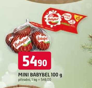 MINI BABYBEL 100 g přírodní