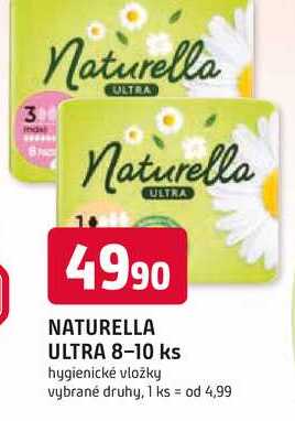 NATURELLA ULTRA 8-10 ks hygienické vložky