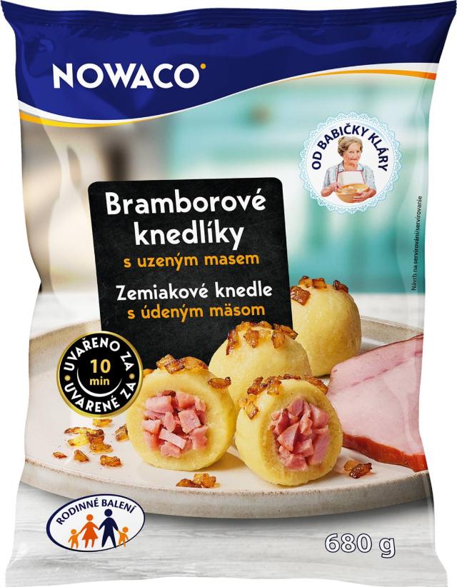 Nowaco Bramborové knedlíky s uzeným masem