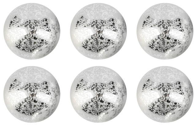 LIV & BO Ozdoby sříbrné, 5,8cm/6ks