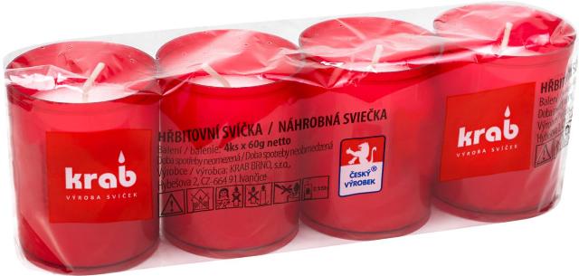 Hřbitovní svíčka 4ks