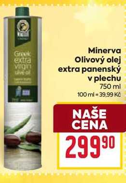Minerva Olivový olej extra panenský v plechu 750 ml