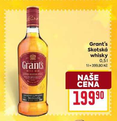Grant's Skotská whisky 0,5l