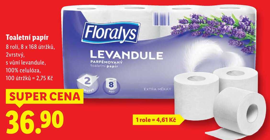 Toaletní papír, 8 rolí