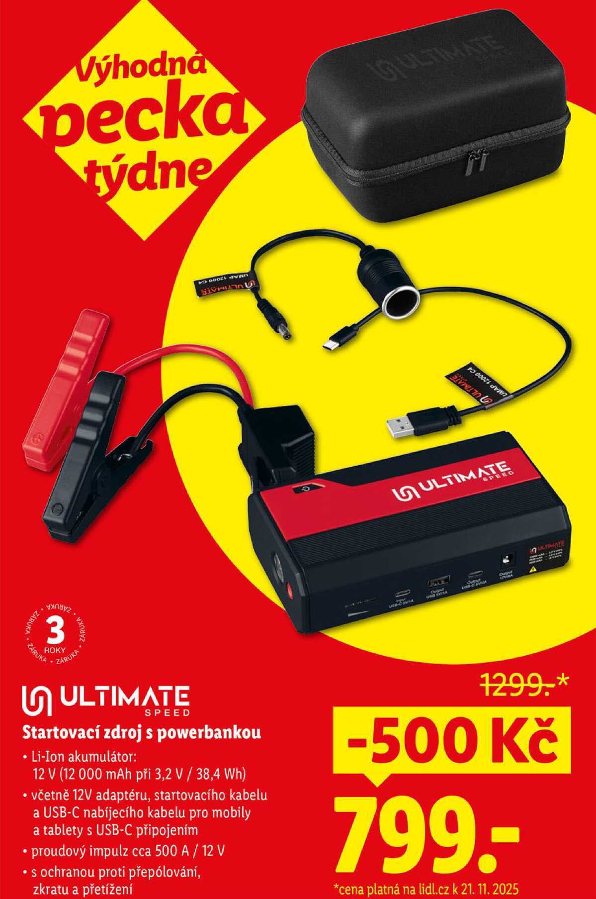 Startovací zdroj s powerbankou