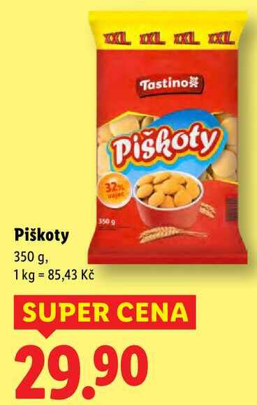 Piškoty, 350 g