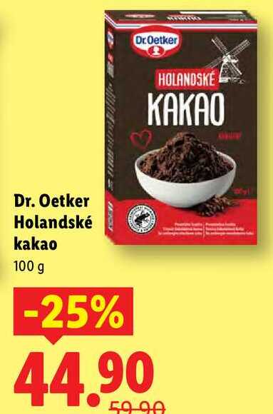Dr. Oetker Holandské kakao, 100 g 