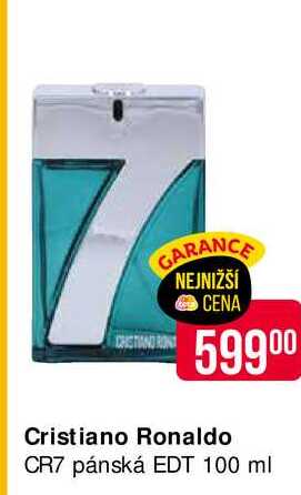 Cristiano Ronaldo CR7 pánská EDT 100 ml 