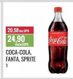 COCA-COLA, FANTA, SPRITE 1l