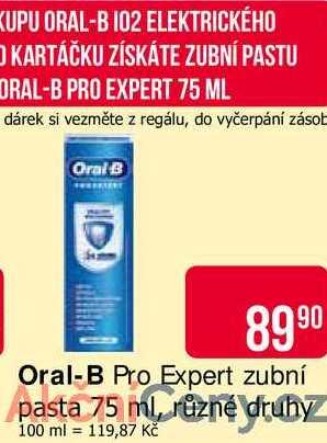 Oral-B Pro Expert zubní pasta 75 ml, různé druhy