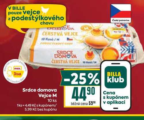 Srdce domova Vejce M 10ks 