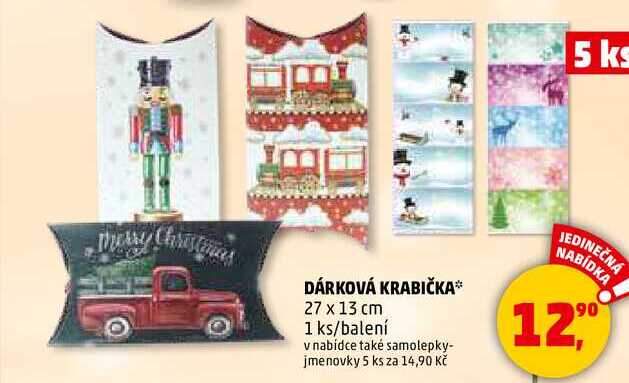 DÁRKOVÁ KRABIČKA, 1 ks
