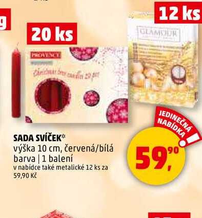 SADA SVÍČEK, 1 balení