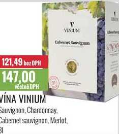 VÍNA VINIUM 3l