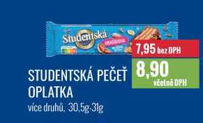STUDENTSKÁ PEČEŤ OPLATKA 30,5g-31g