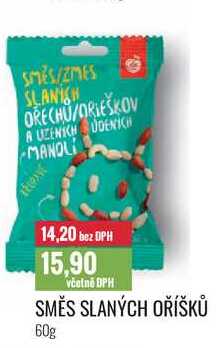 SMĚS SLANÝCH OŘÍŠKŮ 60g