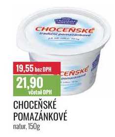 CHOCEŇSKÉ POMAZÁNKOVÉ natur, 150g