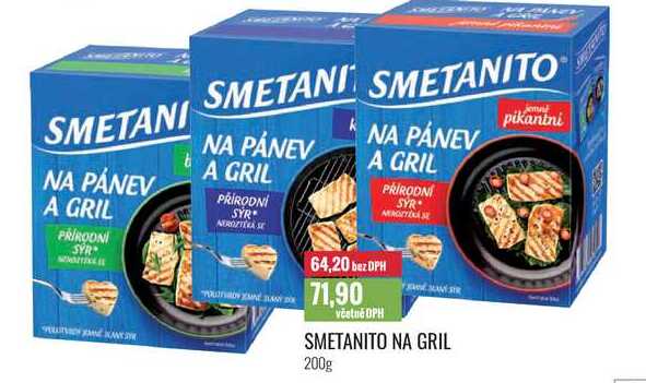 SMETANITO NA GRIL 200g