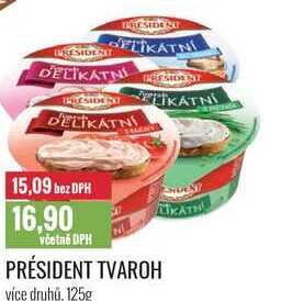 PRÉSIDENT TVAROH 125g