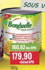 Bonduelle kukuřice supersweet 1870g