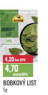 BOBKOVÝ LIST 5g 