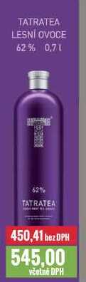 TATRATEA LESNÍ OVOCE 62% 0,7l
