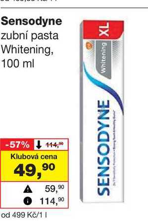 Sensodyne zubní pasta Whitening, 100 ml