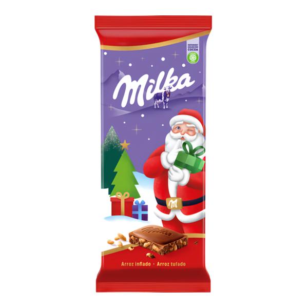 Milka Čokoláda s rýžovými křupinkami