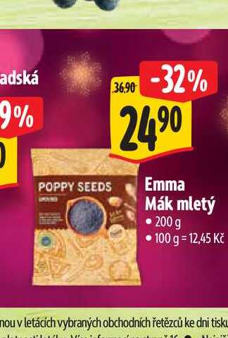 Emma Mák mletý 200 g