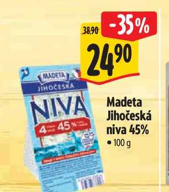 Madeta Jihočeská niva 45% 100 g