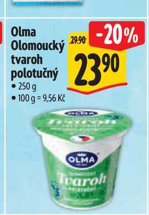 Olma Olomoucký tvaroh polotučný 250 g