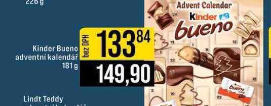Kinder Bueno adventní kalendář 181 g 