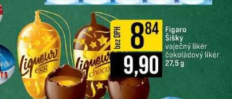 Figaro Šišky vaječný likér čokoládový likér 27,5 g