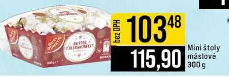 Mini štoly máslové 300 g  