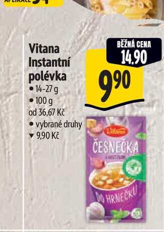 Vitana Instantní polévka 14-27 g