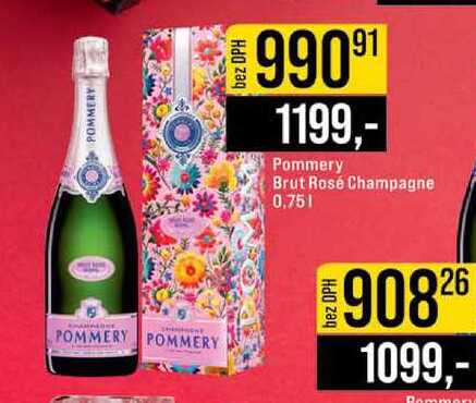 Pommery Brut Rosé Champagne 0,75l