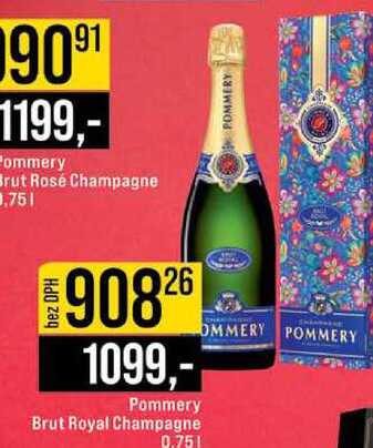 Pommery Brut Rosé Champagne ,75l