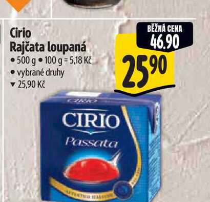 Cirio Rajčata loupaná 500 g