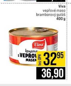 Viva vepřové maso bramborový guláš 400 g 