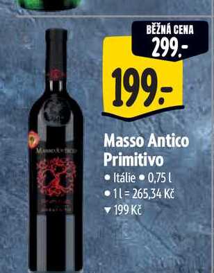 Masso Antico Primitivo 0,75 l